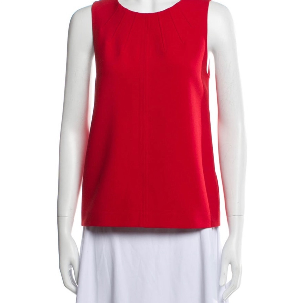 Diane Von Furstenburg Red Tank Top Size 6